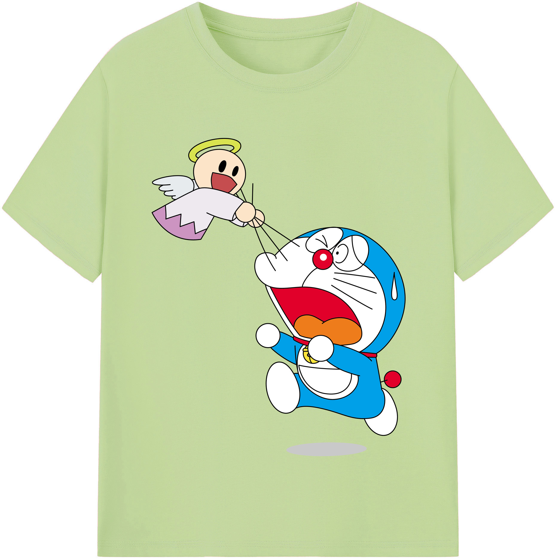 （画像用） ドラえもん Doraemon 綿100％半袖Tシャツ（フロントプリント）